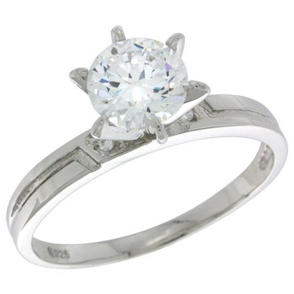 3 ct Round Cut Solitaire Engagement Ring